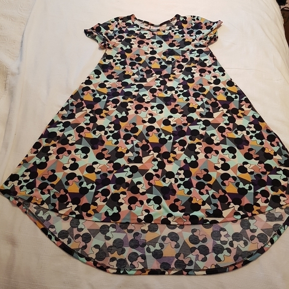 LulaRoe women's size XS Minnie Mouse  multi colored dress - Picture 1 of 4